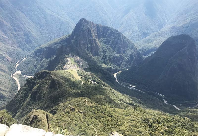 Machu Picchu from the mountain