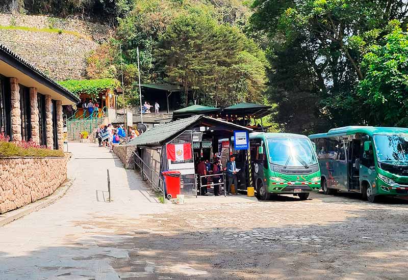 Machu Picchu Whereabouts of entrance gate