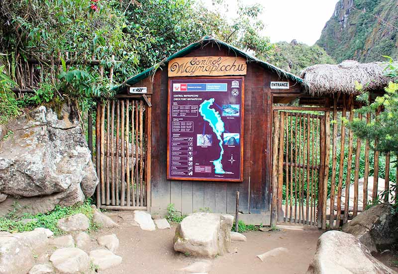 Portão de entrada de Huayna Picchu