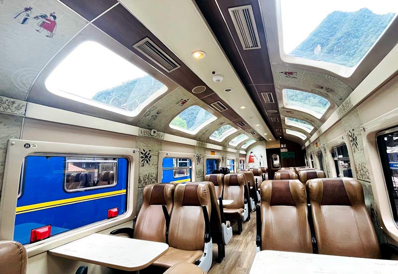 Machu Picchu Expedition Train Interiror
