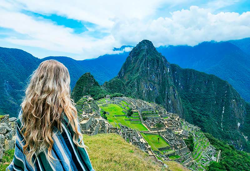 Foto classica di Machu Picchu