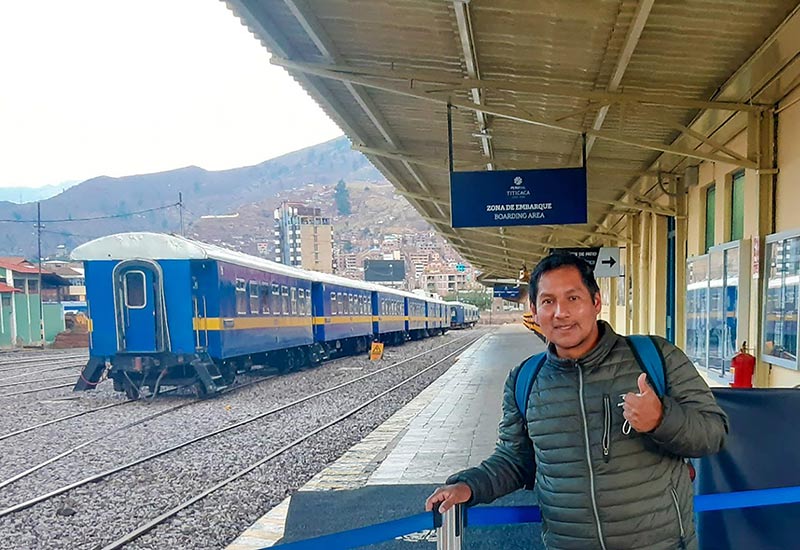 Trem local - Machu Picchu