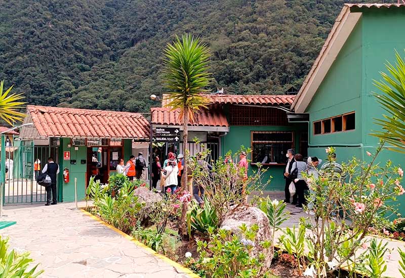 Portão da estação de Machu Picchu