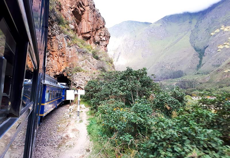 Machu Picchu Pass through the Tunnel 