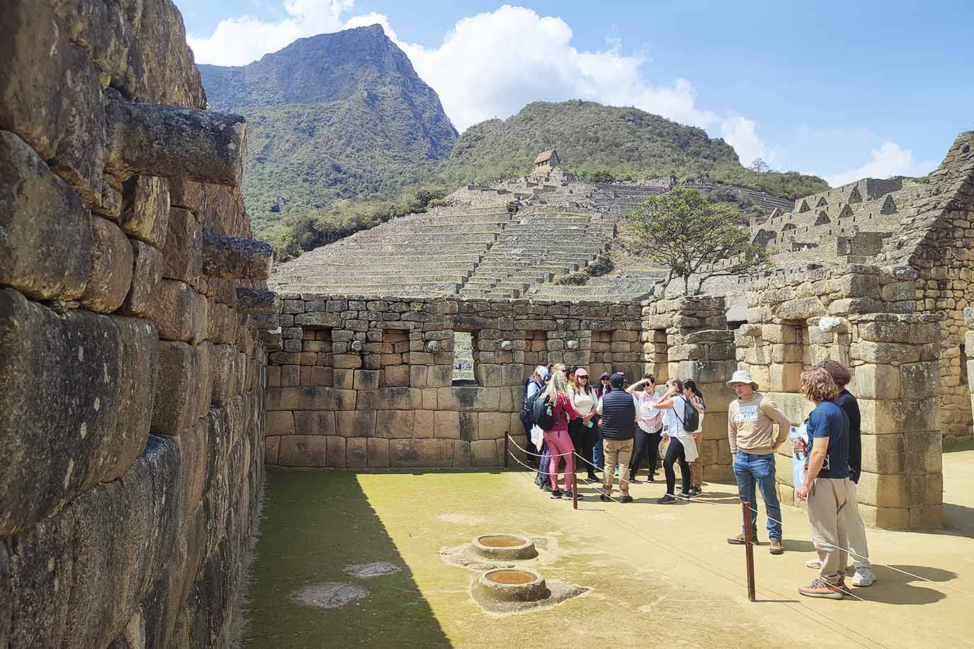 guiado en Machu Picchu 