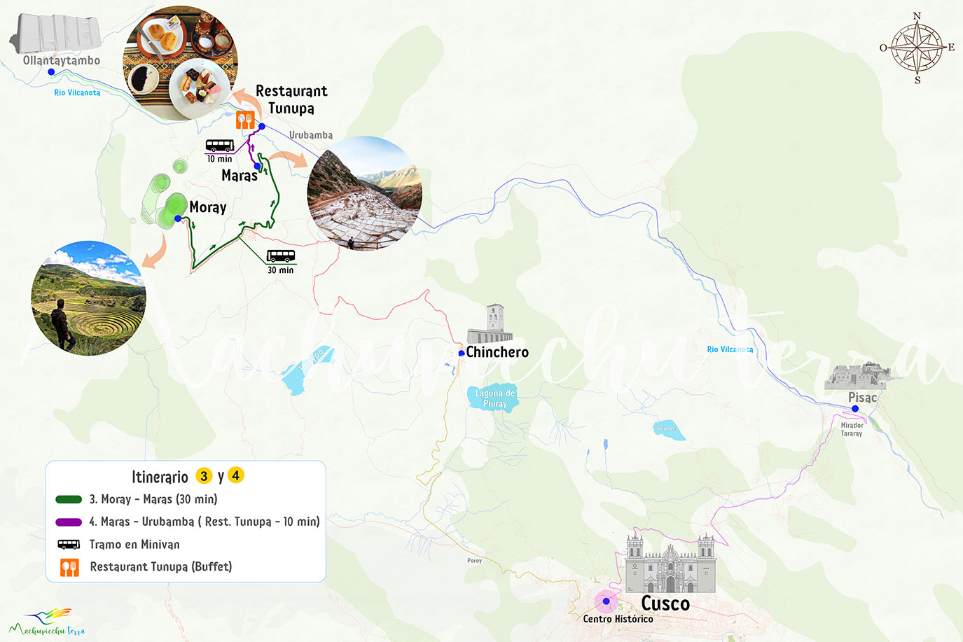 Mapa Valle sagrado VIP