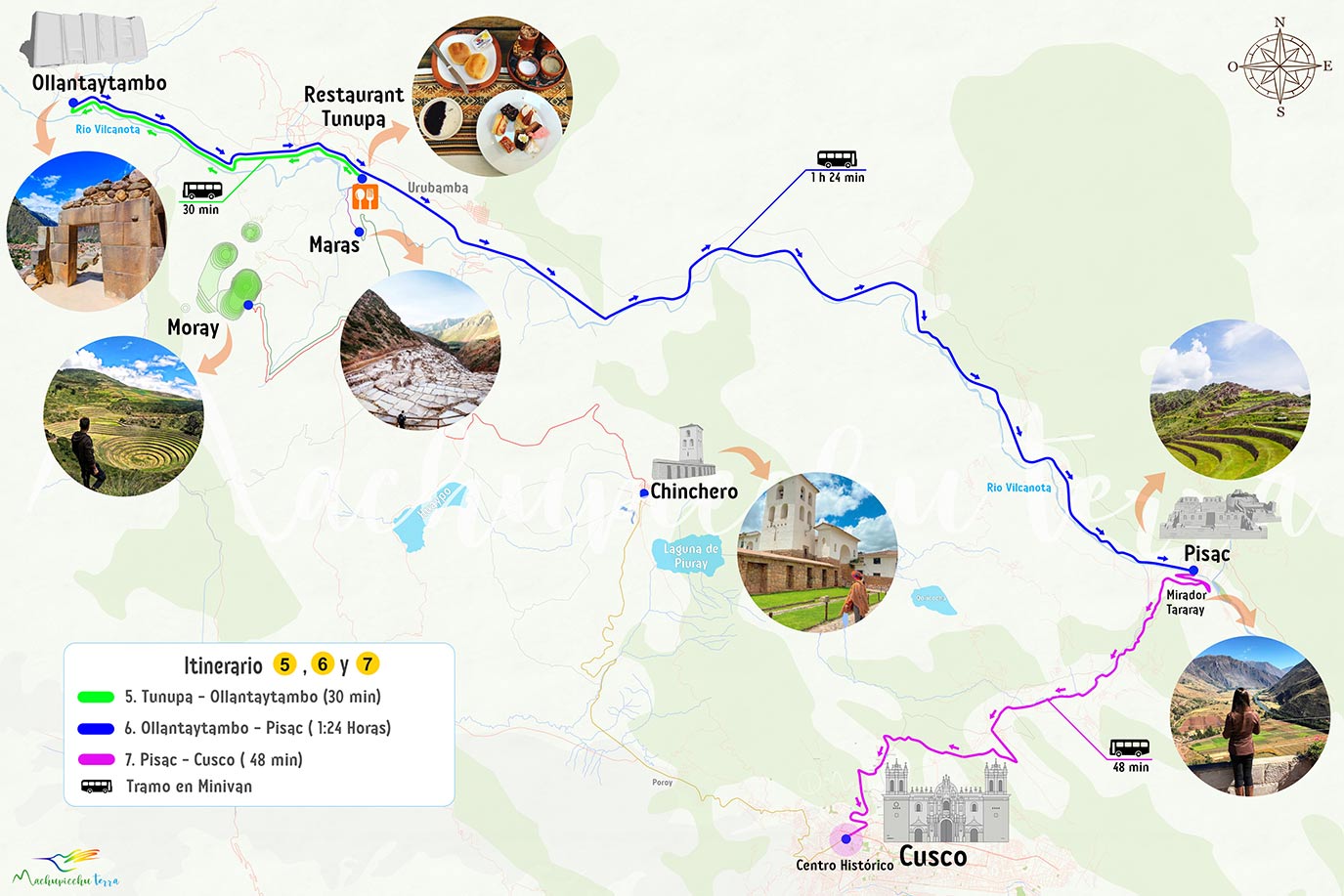 Mapa Valle sagrado VIP