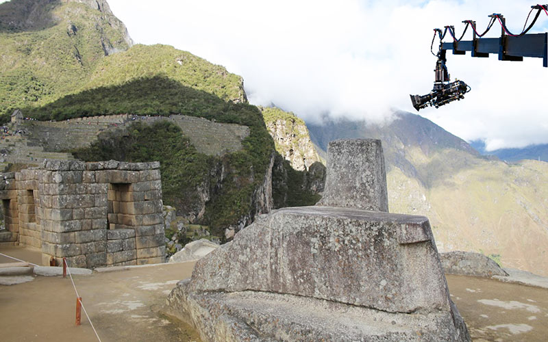 Grou em Intihuatana Machu Picchu