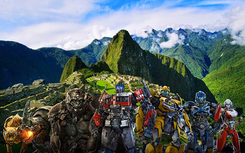 Transformes em MachuPicchu