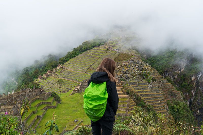 Vista de Machu Picchu a partir de Huchuy Picchu