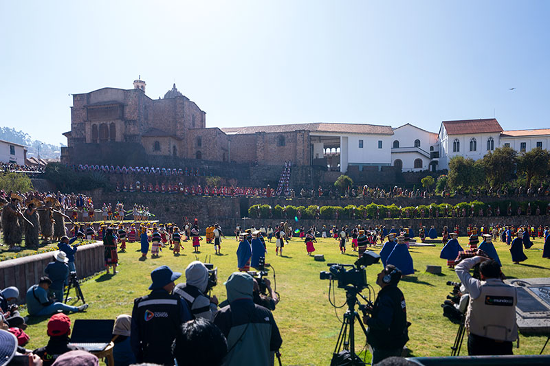 Beginning of the Inti Raymi - Coricancha