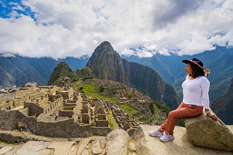 Vista panorámica de la ciudadela Inca