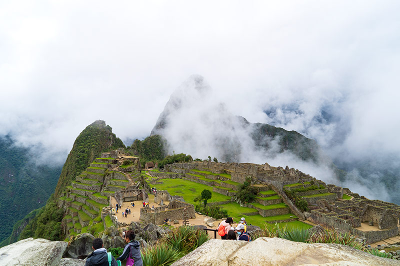 Machu Picchu clouds