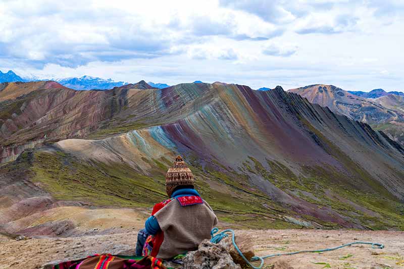 Montaña colores de Palcoyo