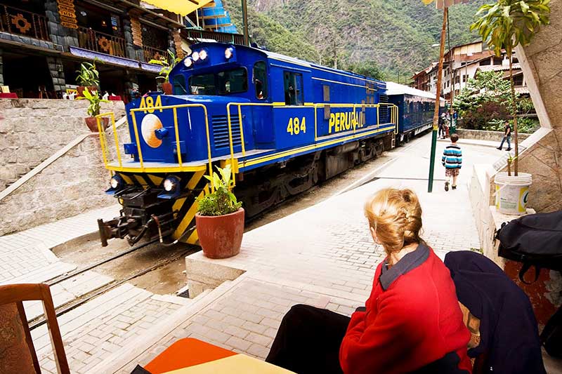 Trem em Machu Picchu