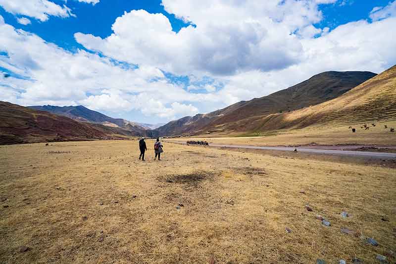 Paisajes de la montaña de colores