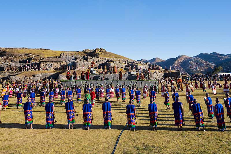 Sacsayhuaman last point of the Inti Raymi show
