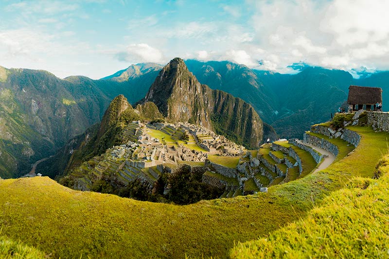 Vista completa de Machu Picchu