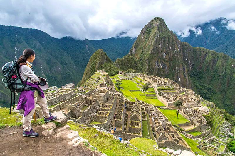View of Machu Picchu from the Guardian's House