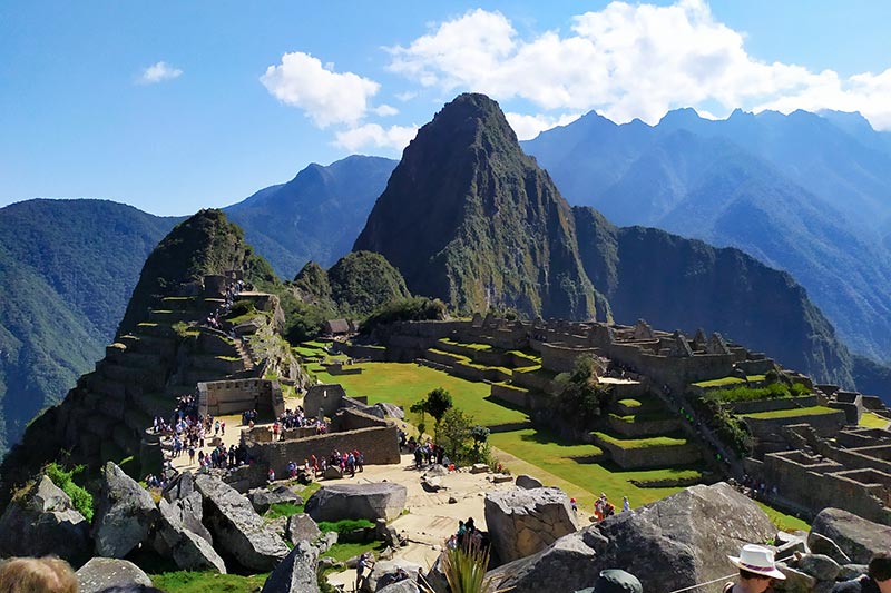 Photo of Machu Picchu that can be obtained from the Lower Terrace