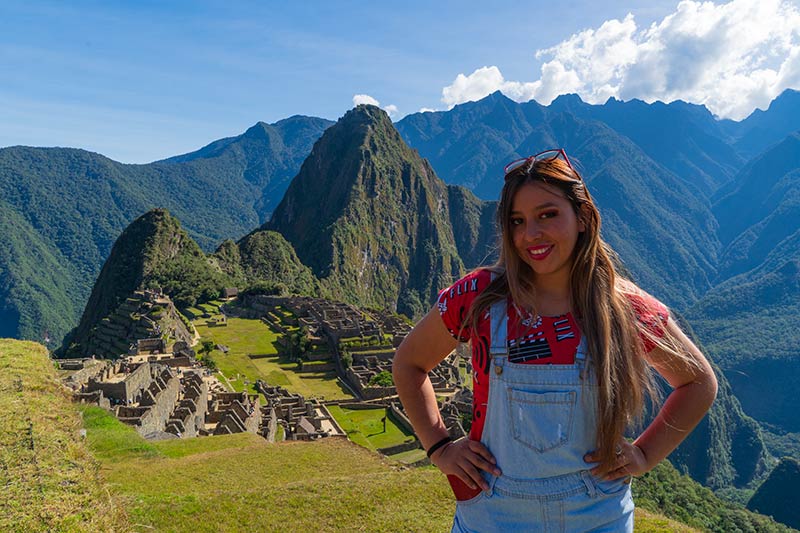 Classic photo in Machu Picchu