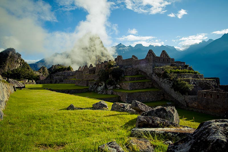 Parte baja de Machu Picchu