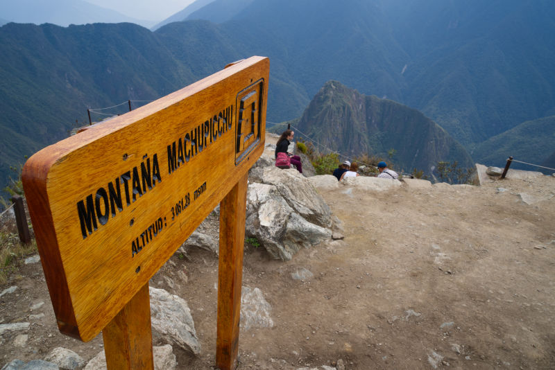 Cima de la Montaña Machupicchu