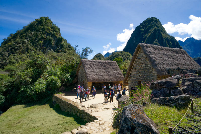 Parte baja de Machu Picchu - Ruta a la montaña Huayna Picchu
