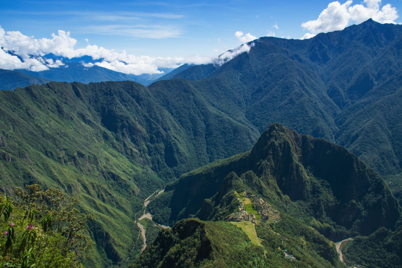 Vista panorámica desde la Montaña Machu Picchu