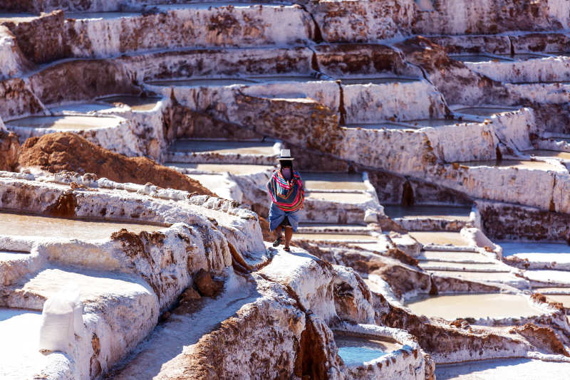 Salt deposits - Salt mines of Maras