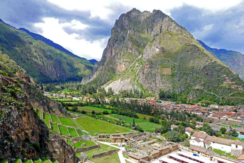 Photo from the Ollantaytambo viewpoint