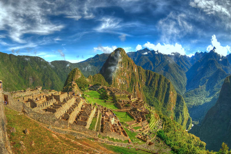 Asi luce Machu Picchu por la tarde