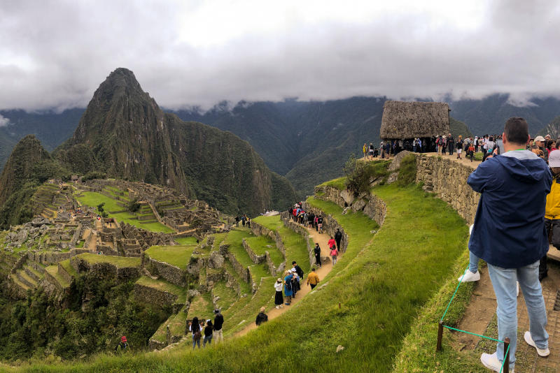Tourists in Machu Picchu