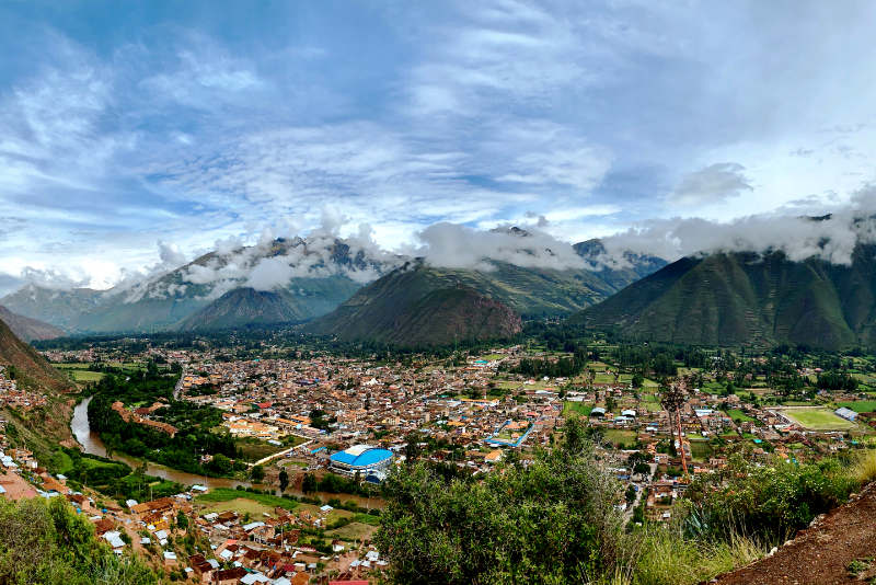 Panoramic view of Urubamba