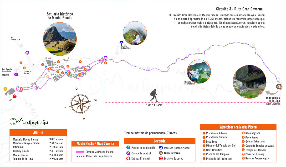 Route to the Great Cavern – Temple of the Moon of Machu Picchu