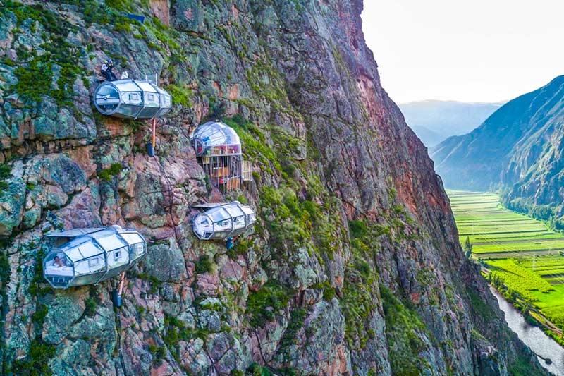 Glamping extremo en la ruta a Machu Picchu