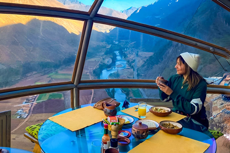 Apreciando el amanecer en el Valle Sagrado de los Incas
