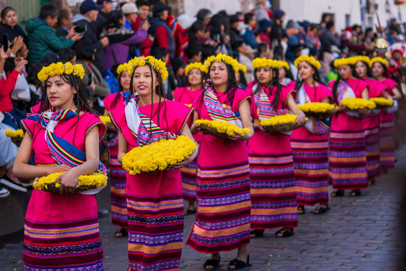 Haciendo el recorrido hacia la plaza de armas del Cusco