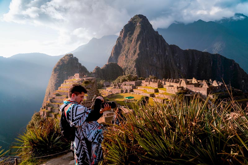 Fotografiando el atardecer en Machu Picchu