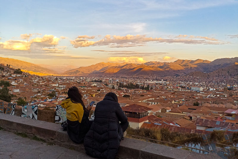 Sunset photo from San Cristóbal Viewpoint