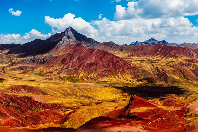 Paisaje en la ruta al Valle rojo