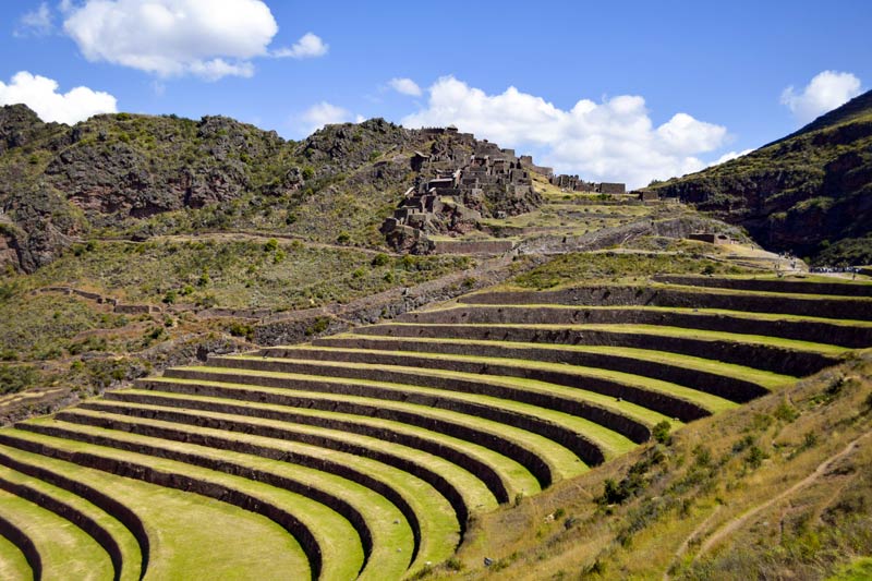 Pisac archaeological site in the Sacred Valley of the Incas