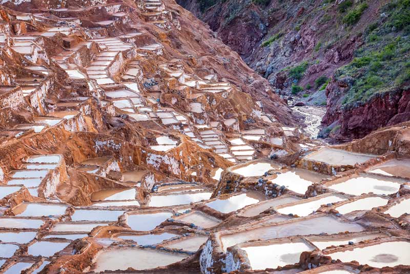Posas de sal - Salineras de Maras