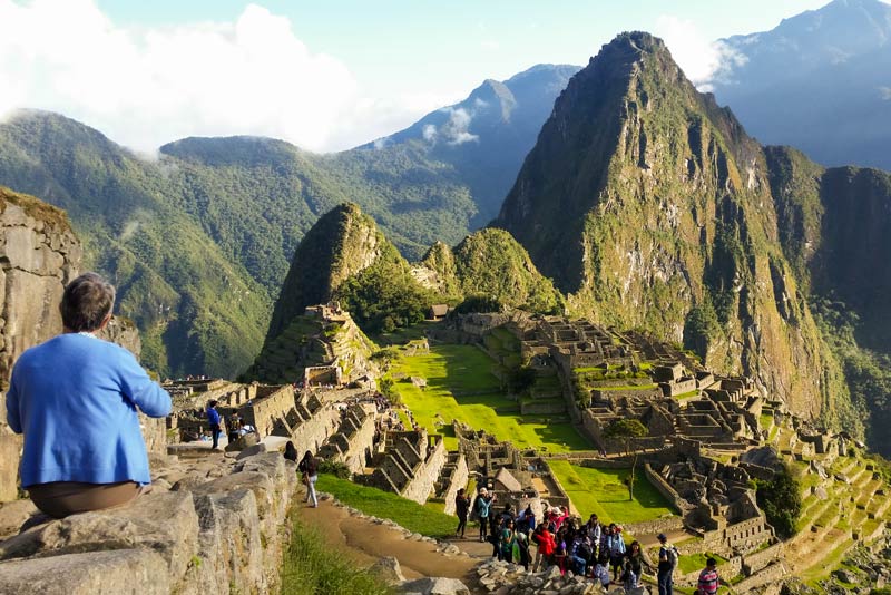 Turistas en Machu Picchu