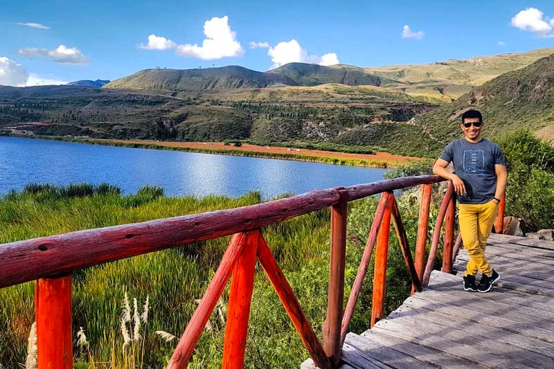 Visitando la Laguna Huacarpay