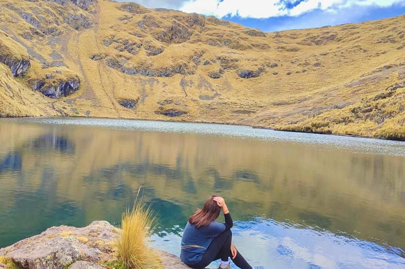 Una de las lagunas a visitar en Pisac