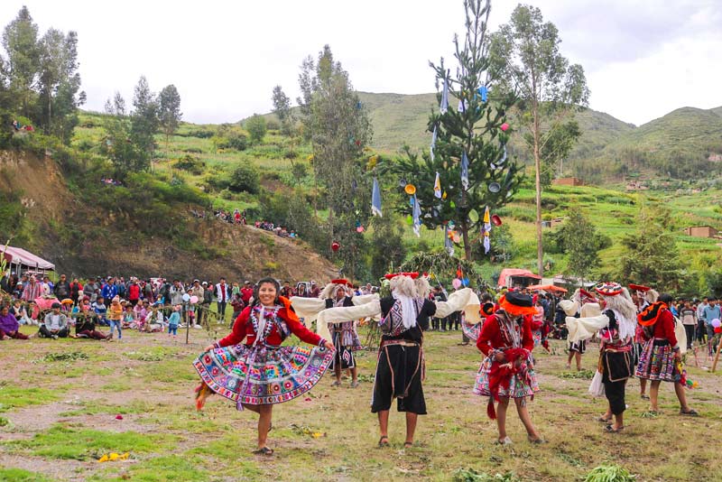 Yunzada en Pisac - Valle Sagrado