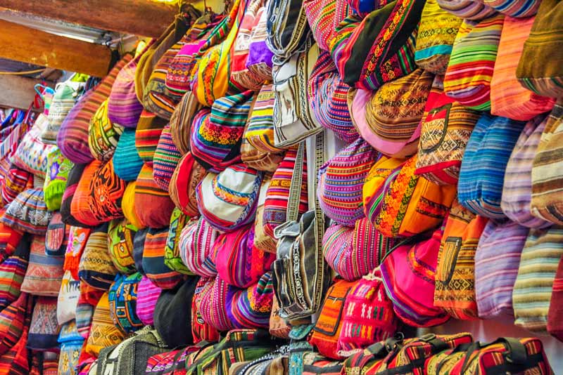 Productos del Mercado Pisac