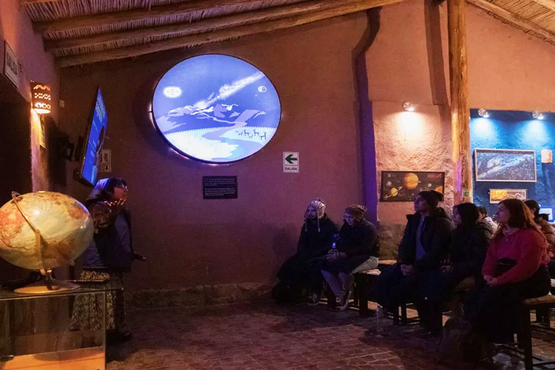 Tourists at the Cusco Planetarium