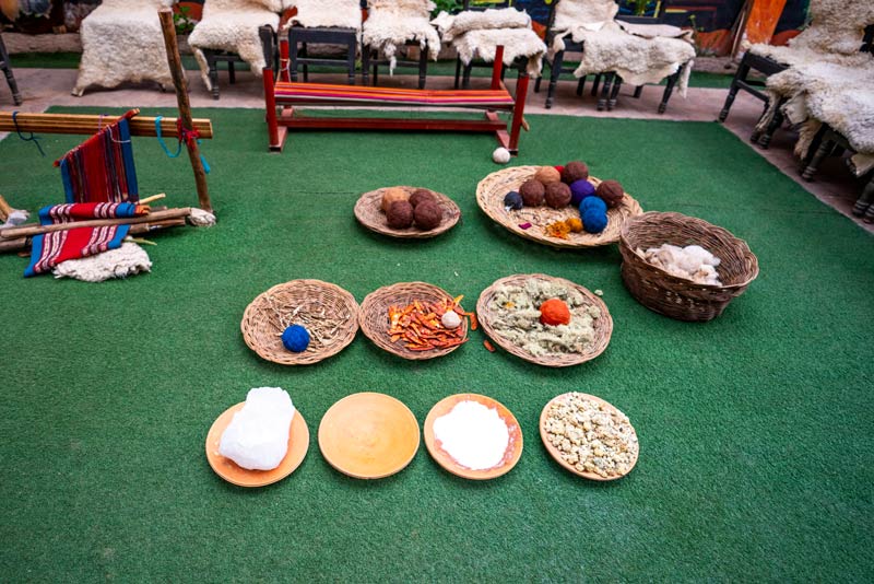 Materiales y herramientas que se utilizan para la fabricación de la lana